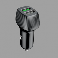 30W 2 USB Car Charger-  QC3.0